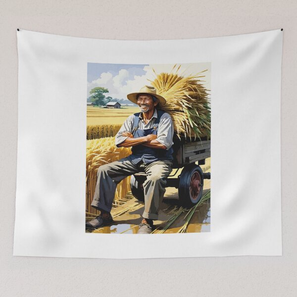 Item preview, The smiles of happiness and pride of farmers. designed and sold by Whose-sweat.
