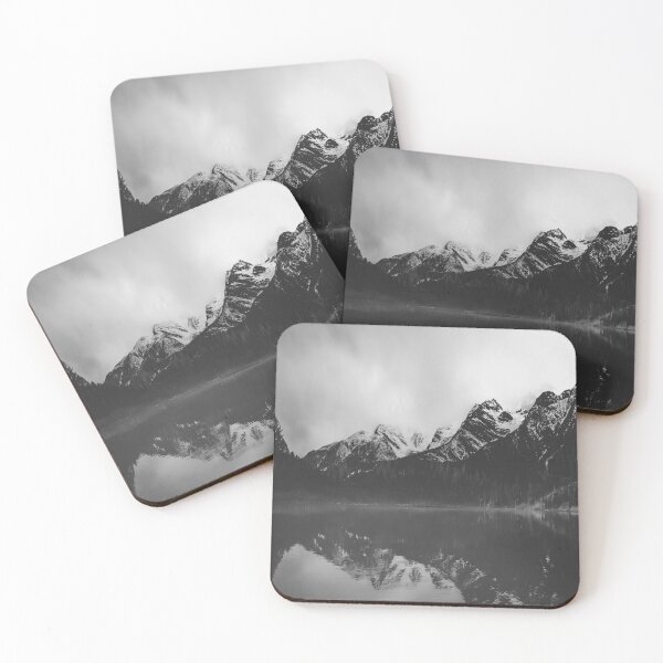 Item preview, Moody Mountains - Reflected in a Lake designed and sold by Dyrk Wyst Redbubble Shop.