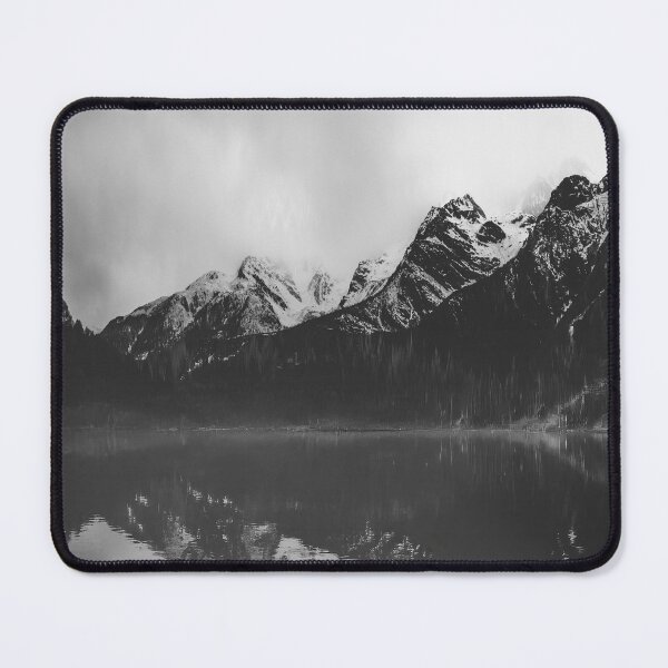 Item preview, Moody Mountains - Reflected in a Lake designed and sold by Dyrk Wyst Redbubble Shop.