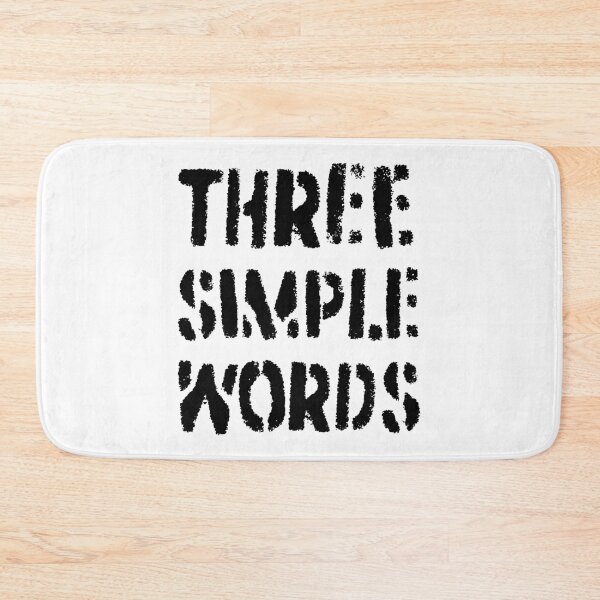 Aperçu de l'œuvre Trois mots simples de James créée et vendue par Foundry88.