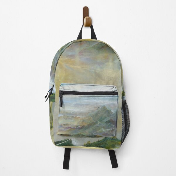 Item preview, Land Der Farben - Mountains in light colors designed and sold by art paintings.