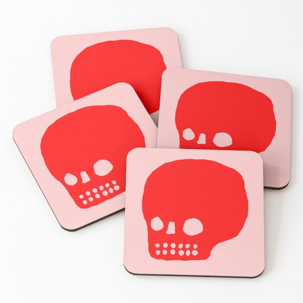 Item preview, I just want a red skull on a pink background designed and sold by winterwinter.