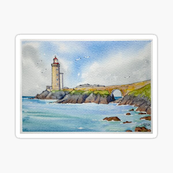 Aperçu de l'œuvre Phare du Petit Minou, Bretagne, France. créée et vendue par John Ray.