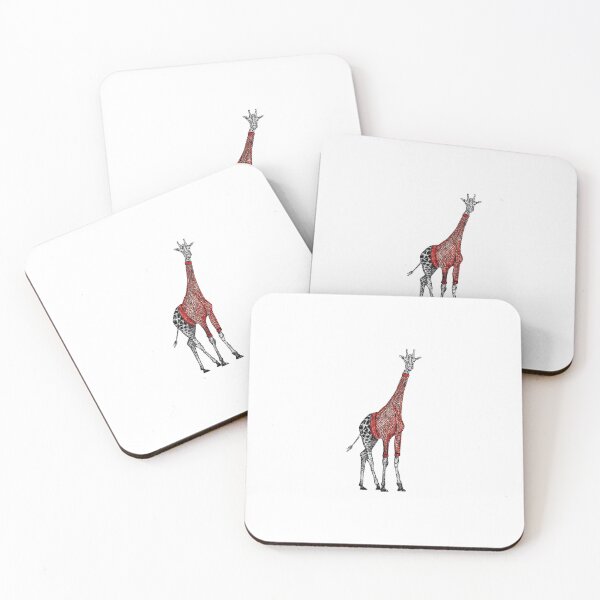 Item preview, Giraffe with red sweater designed and sold by Julika Kovács.