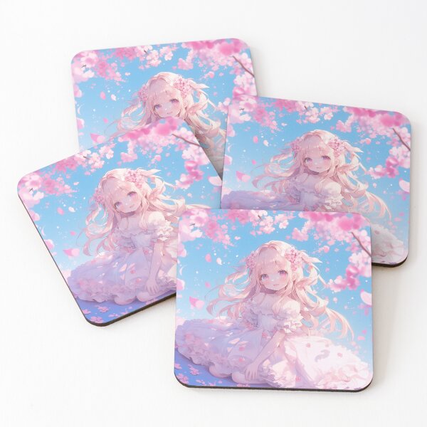 Item preview, Elegant Sakura Girl Under Cherry Blossoms – Dreamy Spring Anime Art designed and sold by Kawai Anime Shop.