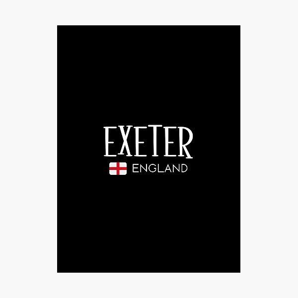 Item preview, Exeter - England  designed and sold by StudioRedKoala.