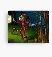 Alicia's adventure Canvas Print