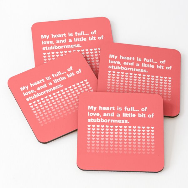 Item preview, My Heart Is Full... Of Love, And A Little Bit Of Stubbornness  -  Self Love Anti Valentine's Day designed and sold by TheSassyNoble.