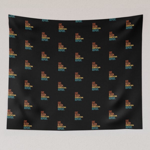 Item preview, Eat sleep geometry dash repeat designed and sold by belladesign7.