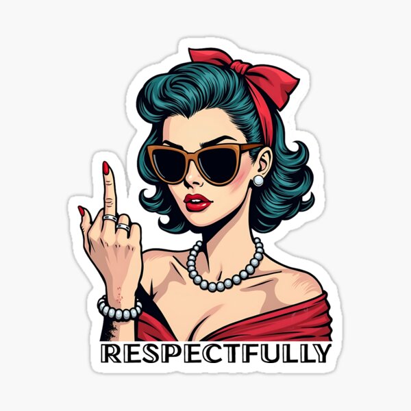 Item preview, Retro Rebel Woman – Bold & Free designed and sold by tarzbol.