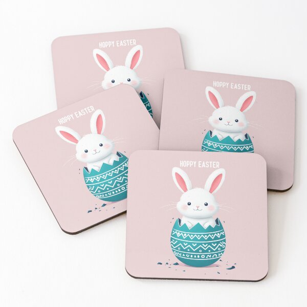 Item preview, Hoppy Easter Bunny in a Cracked Egg – Cute Spring Holiday designed and sold by -justb-.