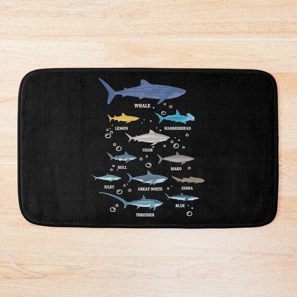 Item preview, Shark Species Shark Faces Marine Biology designed and sold by Blok45.