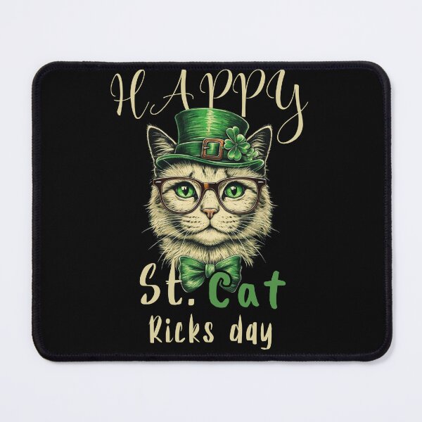 Item preview, St. Cat-Ricks Day – Purrfectly Lucky! designed and sold by DARK_NOVA.