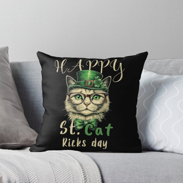 Item preview, St. Cat-Ricks Day – Purrfectly Lucky! designed and sold by DARK_NOVA.