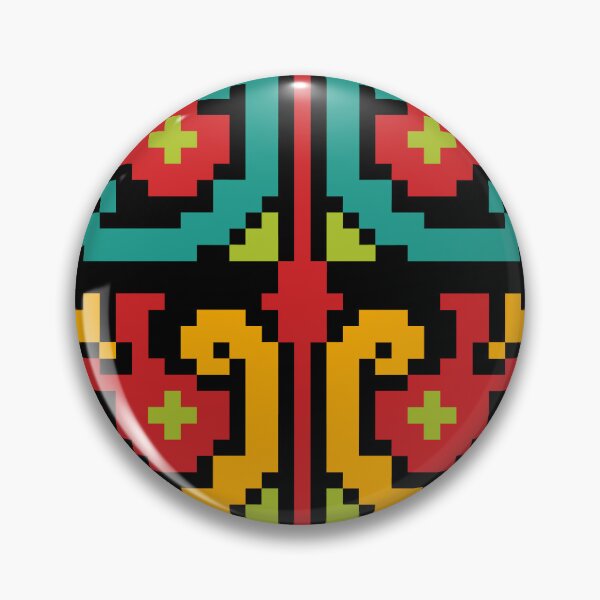 Item preview, تطريز فلسطيني، الرمّان | Palestinian Tatreez, Pomegranate, Black designed and sold by Artivism | ارتيڤيزم.