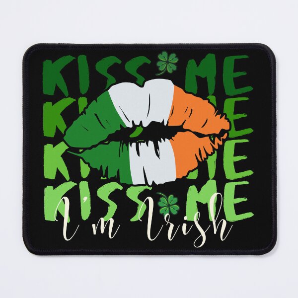 Item preview,  Kiss Me, I’m Irish – St. Patrick’s Day Lips designed and sold by DARK_NOVA.