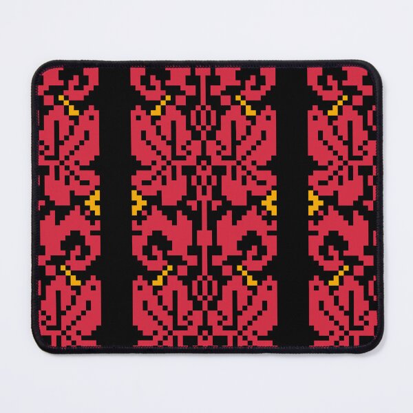 Item preview, تطريز فلسطيني، شربات | Palestinian Tatreez, Flower Drink, Black designed and sold by Artivism | ارتيڤيزم.