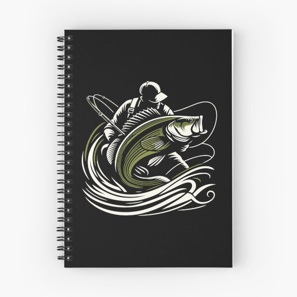 Item preview, Fishing Angler Perch Giant Fish Olive Green Gift designed and sold by Pineapple-Tree.