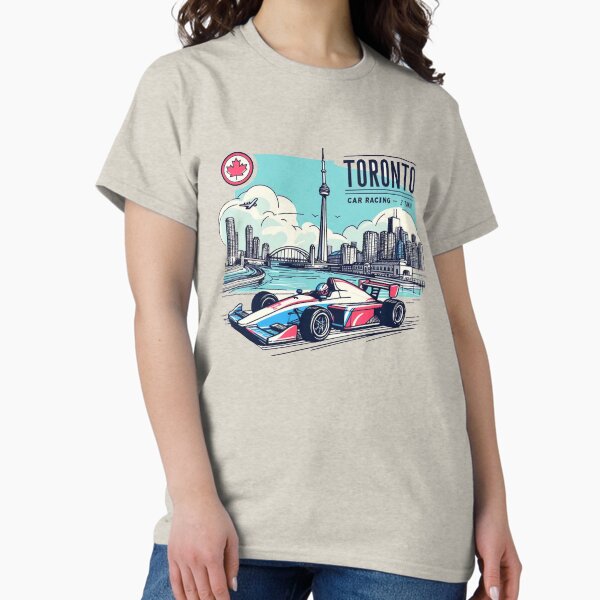 Item preview, Toronto Car Racing with CN Tower – 3D Sketch,   designed and sold by PaintMeWorld.