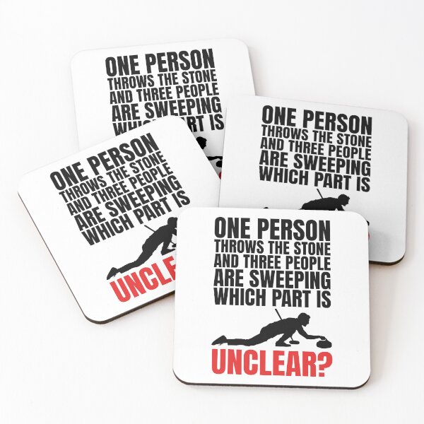 Item preview, Curling Explained Funny Sports Quote designed and sold by Dago345.