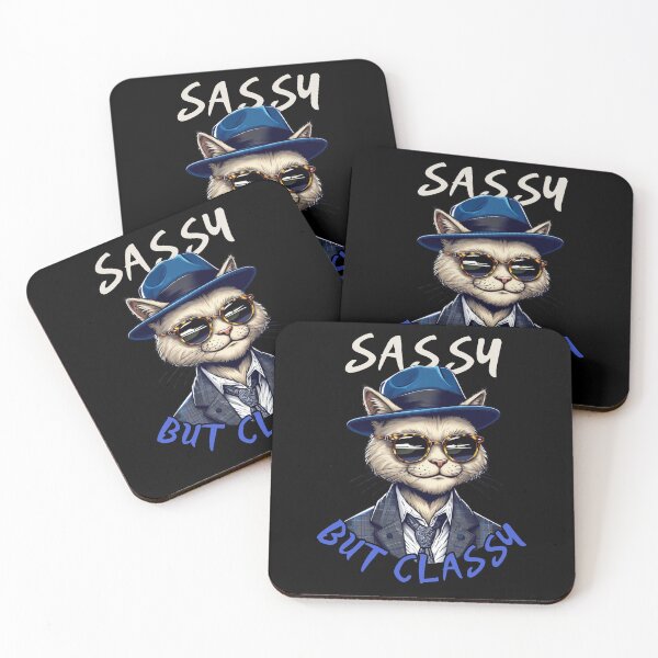 Item preview, Sassy But Classy – Cool Cat Attitude designed and sold by DARK_NOVA.