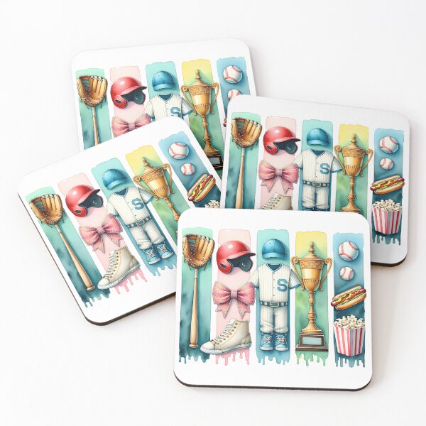 Item preview, Baseball Aesthetic, Baseball Girl, Retro Baseball, Baseball Mom, Children Baseball, Kids Baseball, Game Day, Watercolor Design designed and sold by matchakpop.