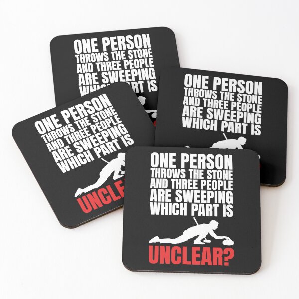 Item preview, Curling Explained Funny Sports Quote designed and sold by Dago345.