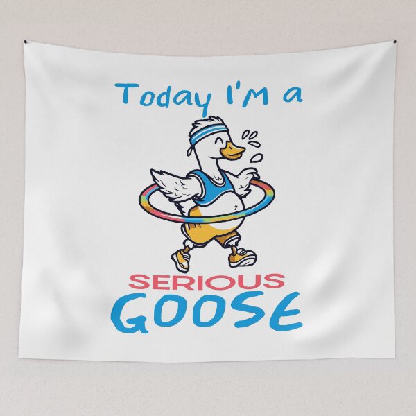 Item preview, today i'm a serious goose funny hula loop workout designed and sold by Colorfulman.