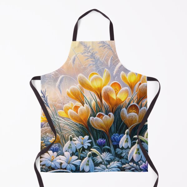 Item preview, Early Spring Yellow Crocuses designed and sold by M-Y-A-R-T-.