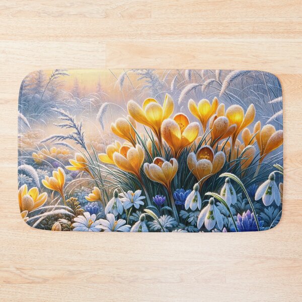 Item preview, Early Spring Yellow Crocuses designed and sold by M-Y-A-R-T-.