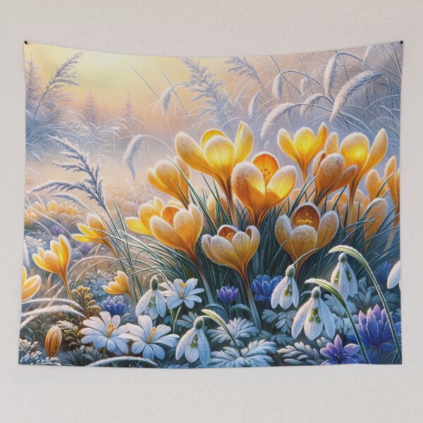 Item preview, Early Spring Yellow Crocuses designed and sold by M-Y-A-R-T-.