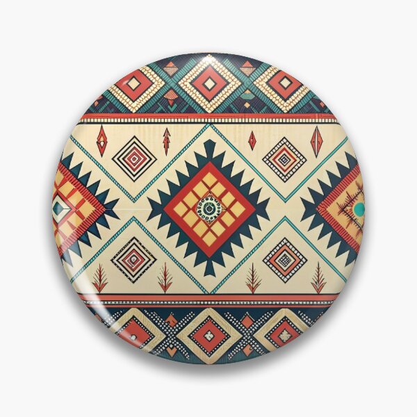 Item preview, Navajo-Inspired Tribal Geometric Pattern designed and sold by punnarutn.