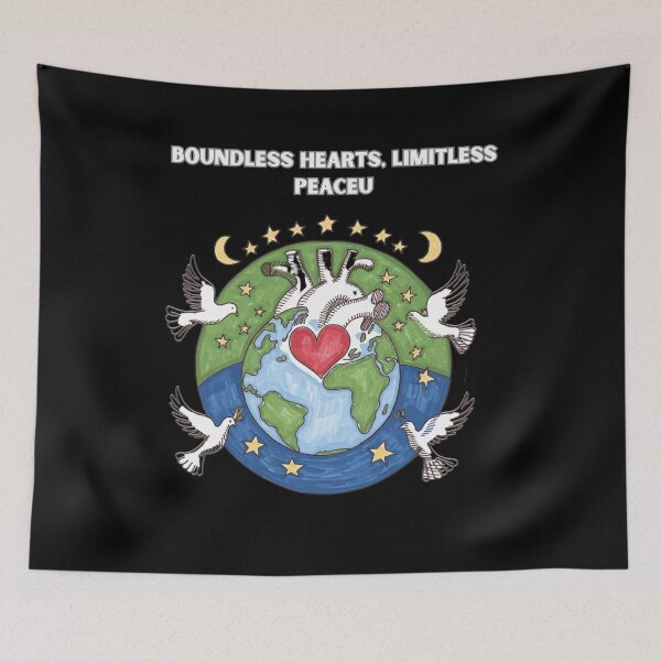 Item preview, Boundless Hearts, Limitless Peaceu designed and sold by mirciashop.