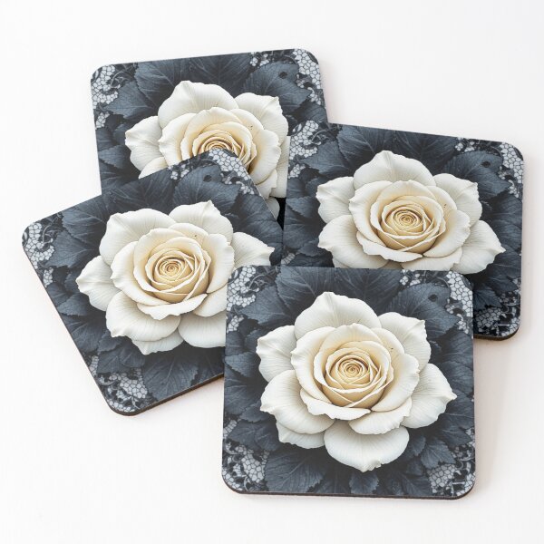 Item preview, White Rose  designed and sold by Miss Void.