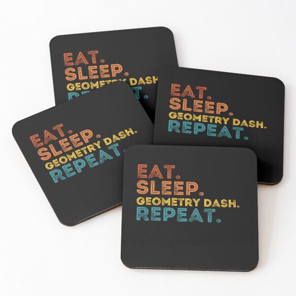 Item preview, Eat sleep geometry dash repeat designed and sold by belladesign7.