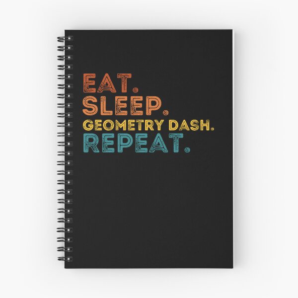 Item preview, Eat sleep geometry dash repeat designed and sold by belladesign7.