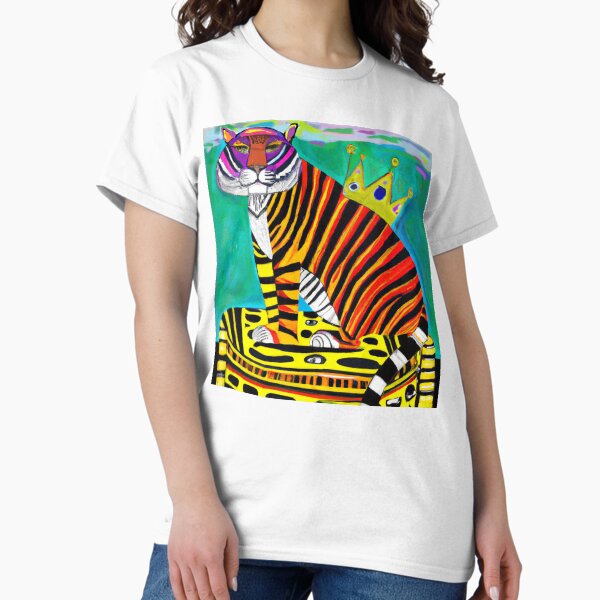 Tiger with a Crown - Tiger mit Krone Classic T-Shirt