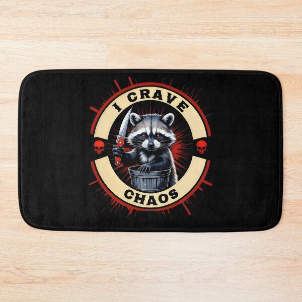 Item preview, I Crave Chaos Raccoon Funny Rebel Trash Panda designed and sold by Abdu  Innovations.