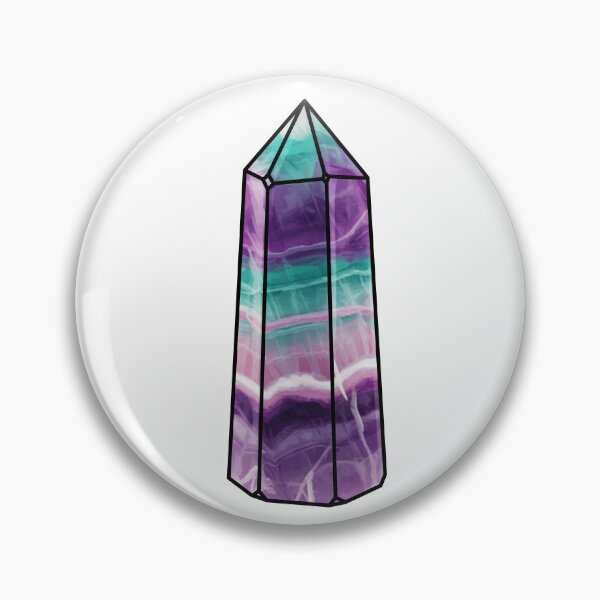 Item preview, Rainbow Flourite Obelisk designed and sold by paperandp!xels.