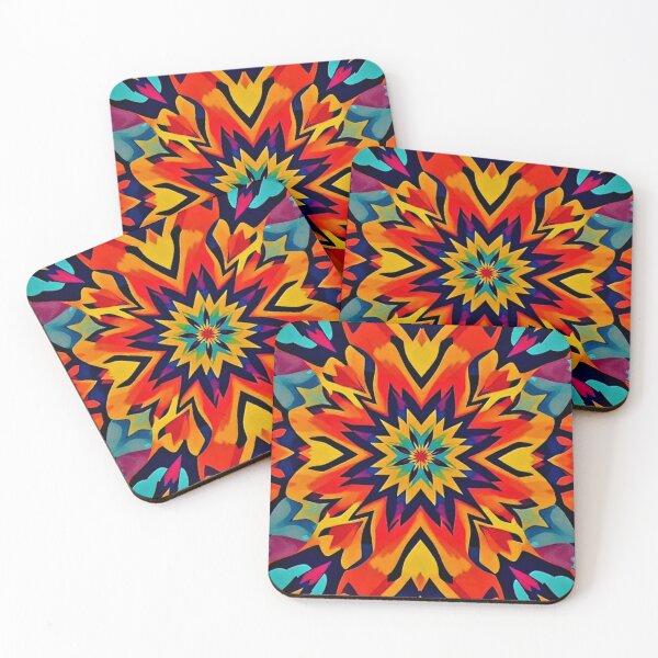Item preview, Colorful abstract decorative pattern  designed and sold by Dogandesighn.
