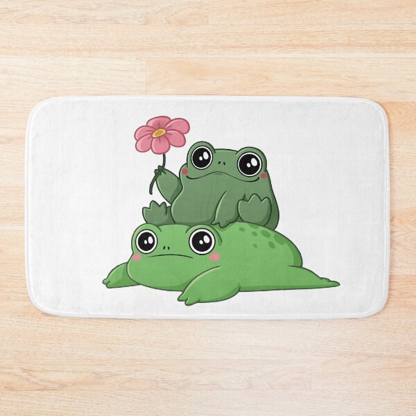 Item preview, Cute frogs holding a flower designed and sold by Lorelia Arts.
