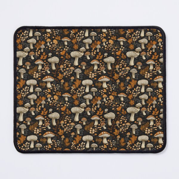 Item preview, brown forest mushrooms designed and sold by PoppyLaneStudio.