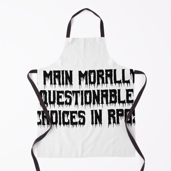 Item preview, I main morally questionable choices in RPGs designed and sold by Ninjacatoff.