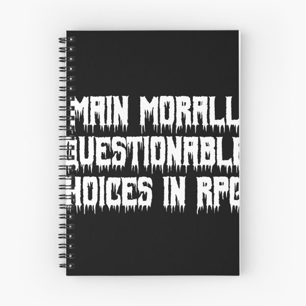 Item preview, I main morally questionable choices in RPGs designed and sold by Ninjacatoff.