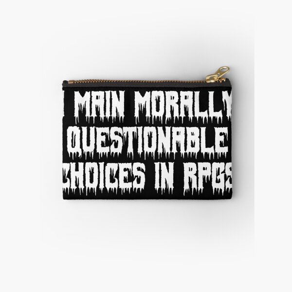 Item preview, I main morally questionable choices in RPGs designed and sold by Ninjacatoff.