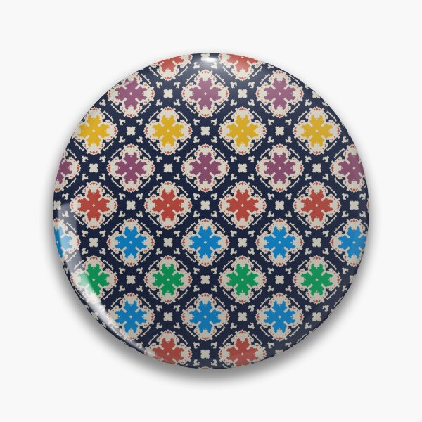Item preview, Ornate geometric pattern and artfully abstract multicolored background designed and sold by Pixeeless.