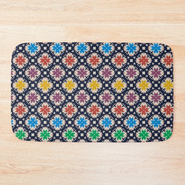 Item preview, Ornate geometric pattern and artfully abstract multicolored background designed and sold by Pixeeless.