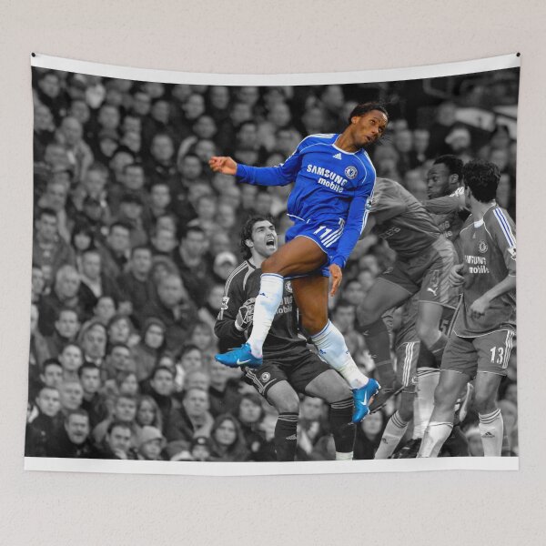 Item preview, Didier Drogba Leaping Into Action designed and sold by AndyEvansPhotos.