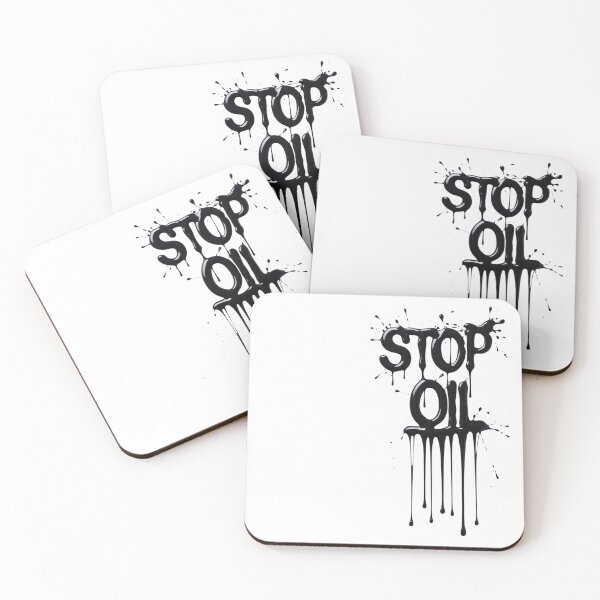 Item preview, STOP OIL - Crude Protest Art designed and sold by 442workshop.