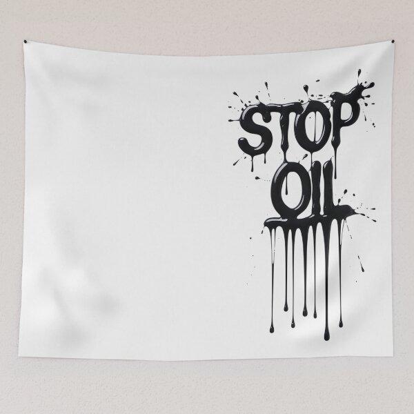 Item preview, STOP OIL - Crude Protest Art designed and sold by 442workshop.